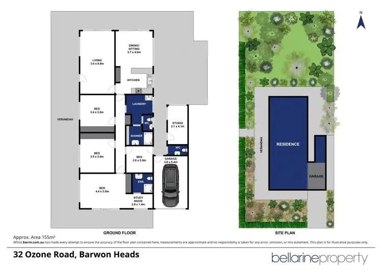 Floorplan of Homely house listing, 32 Ozone Road, Barwon Heads VIC 3227