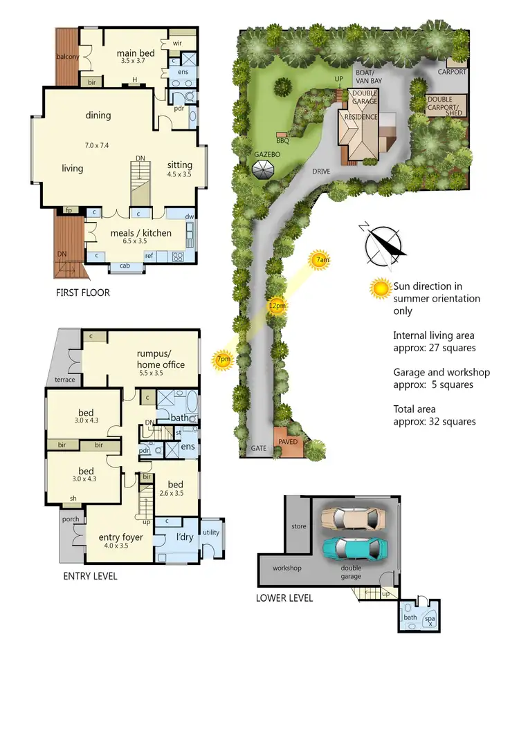 Floorplan of Homely house listing, 17 Canadian Bay Road, Mount Eliza VIC 3930