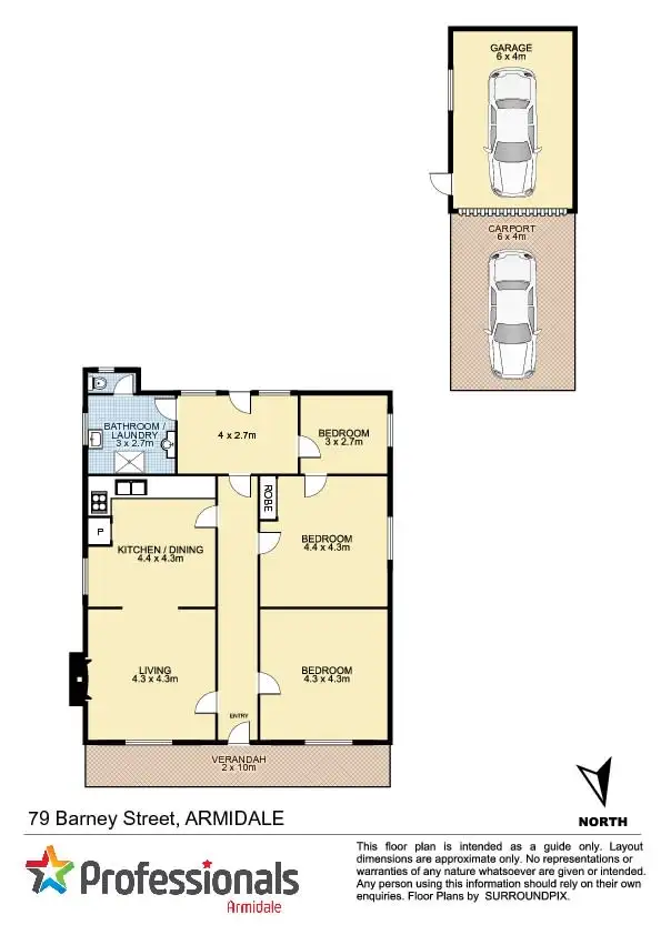 Floorplan of Homely house listing, 79 Barney Street, Armidale NSW 2350