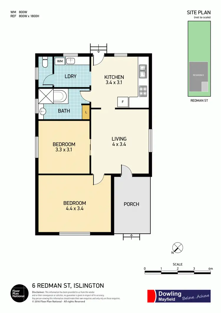 Floorplan of Homely house listing, 6 Redman Street, Islington NSW 2296