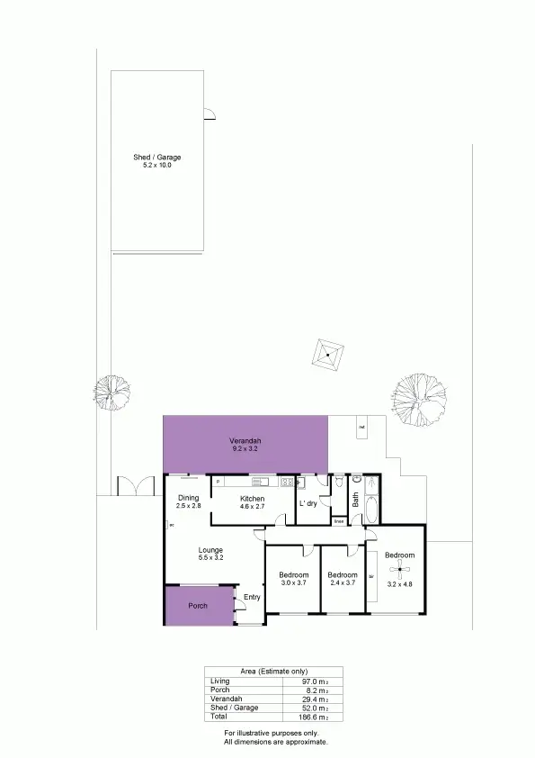 Floorplan of Homely house listing, 19 Mark Road, Elizabeth Vale SA 5112