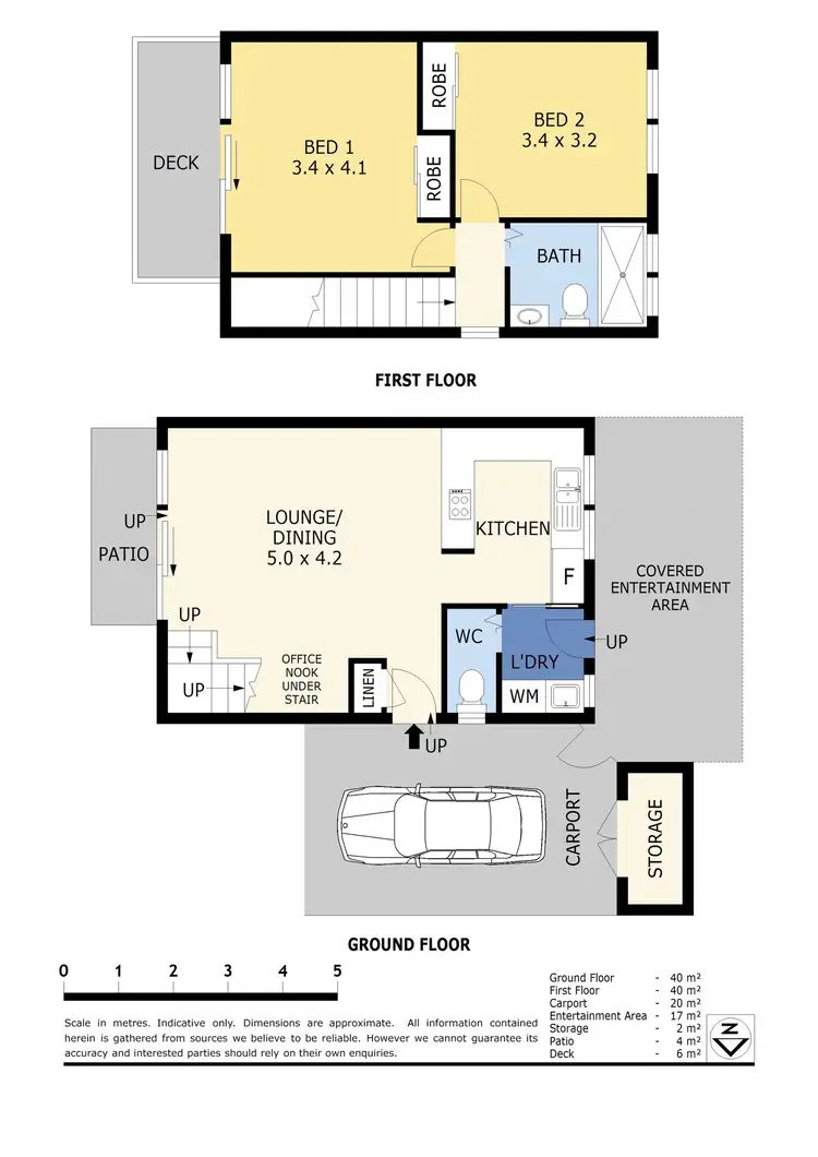 Floorplan of Homely townhouse listing, 8/32-34 Pratley Street, Woy Woy NSW 2256