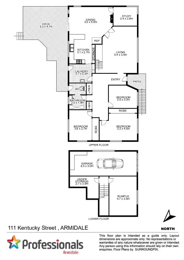 Floorplan of Homely house listing, 111 Kentucky Street, Armidale NSW 2350