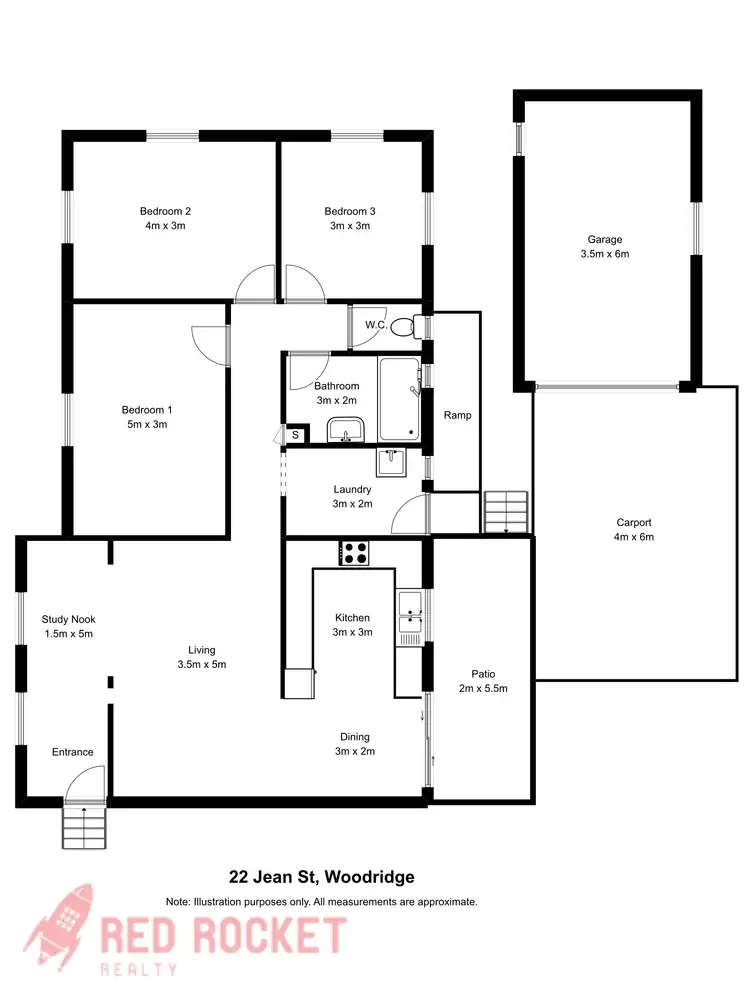 Floorplan of Homely house listing, 22 Jean Street, Woodridge QLD 4114