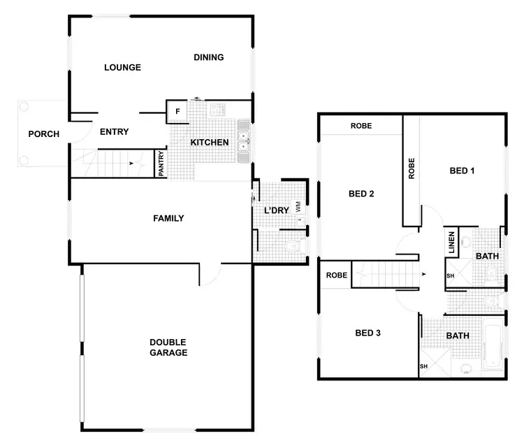 Floorplan of Homely house listing, 32 Chataway Crescent, Fadden ACT 2904