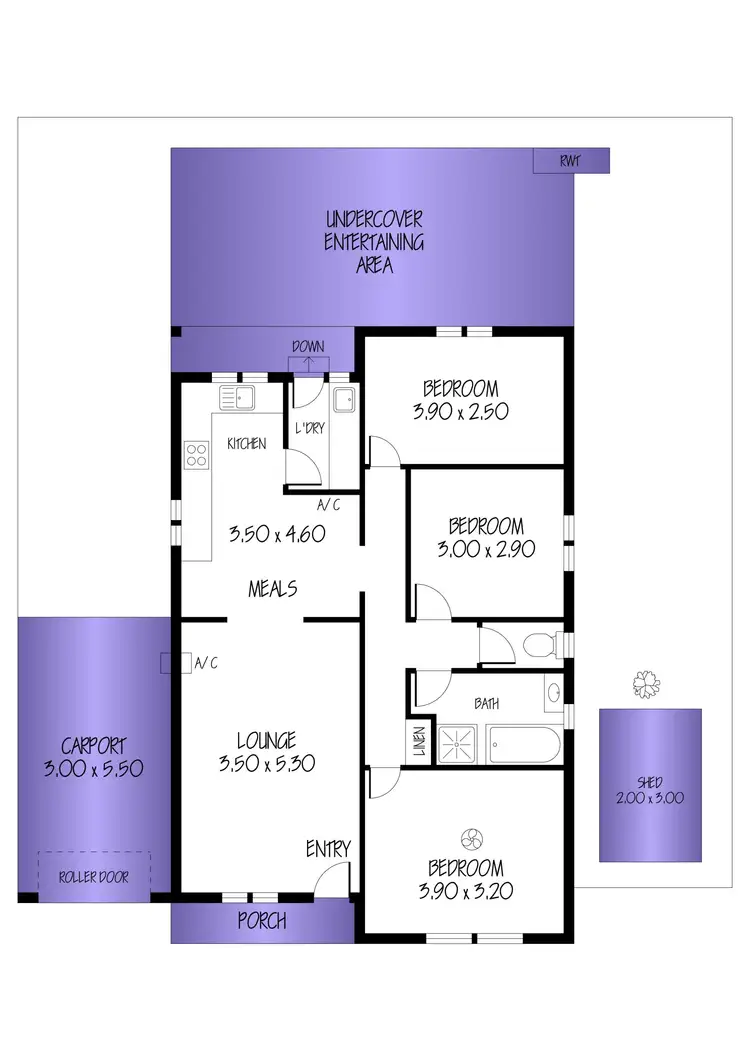 Floorplan of Homely unit listing, 11/55 Beafield Road, Para Hills West SA 5096