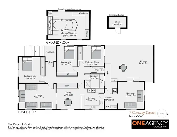 Floorplan of Homely house listing, 7 Conway St, Mowbray TAS 7248