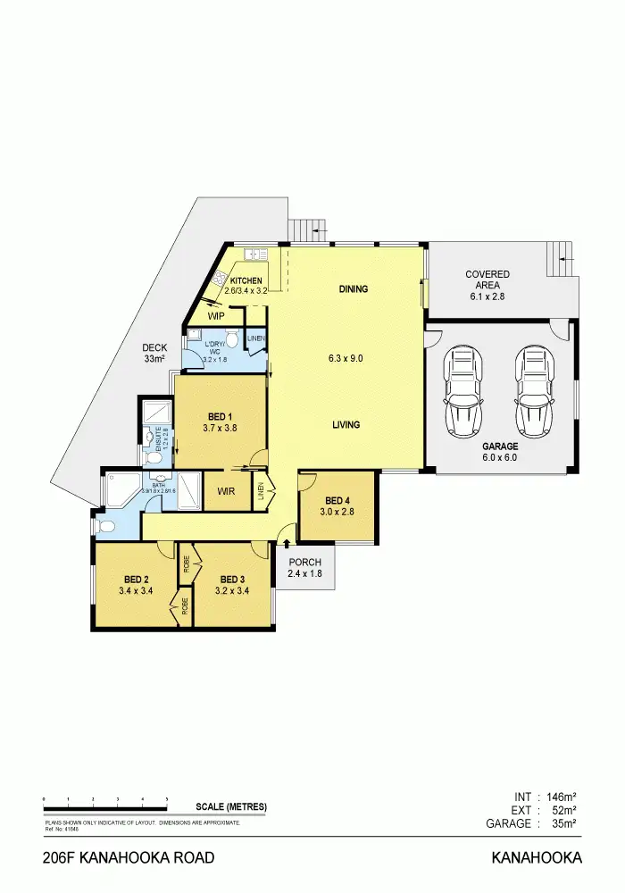 Floorplan of Homely house listing, 206F Kanahooka Road, Kanahooka NSW 2530