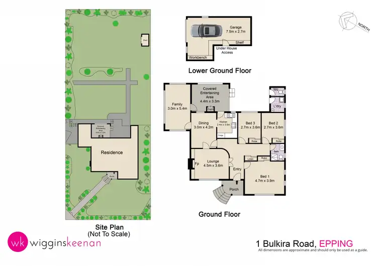 Floorplan of Homely house listing, 1 Bulkira Road, Epping NSW 2121
