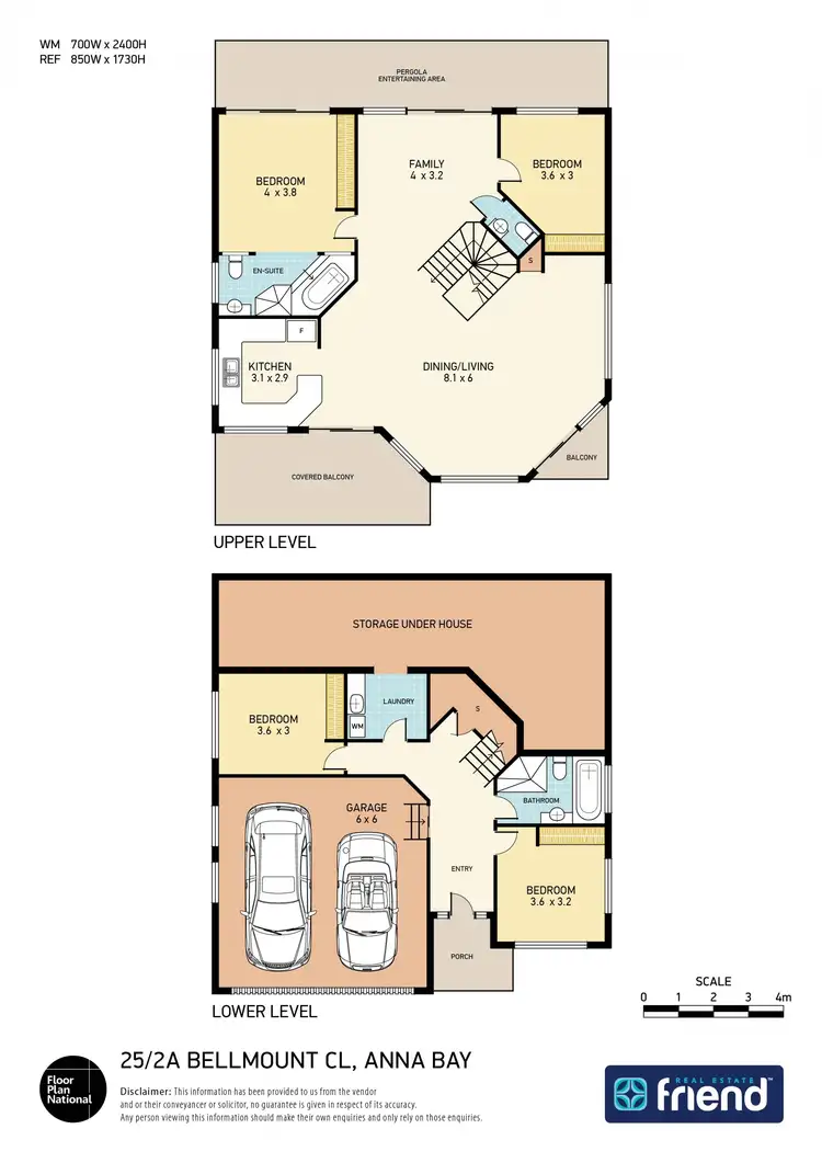 Floorplan of Homely townhouse listing, 25/2A Bellmount Close, Anna Bay NSW 2316