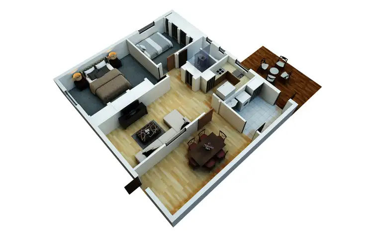 Floorplan of Homely unit listing, 8b Courtice Street, Walkervale QLD 4670