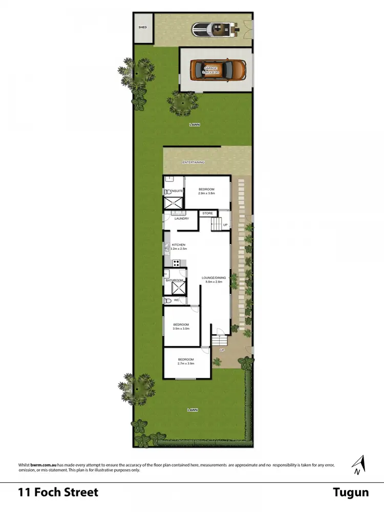 Floorplan of Homely house listing, 11 Foch Street, Tugun QLD 4224