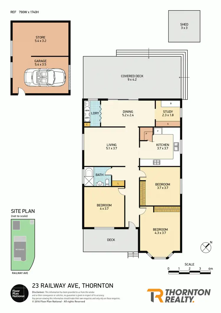 Floorplan of Homely house listing, 23 Railway Avenue, Thornton NSW 2322
