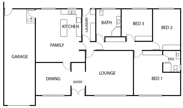 Floorplan of Homely townhouse listing, 7/80 Marr Street, Pearce ACT 2607