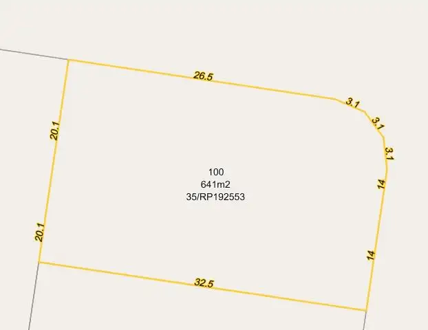 Floorplan of Homely land listing, 100 Corser Street, Point Vernon QLD 4655