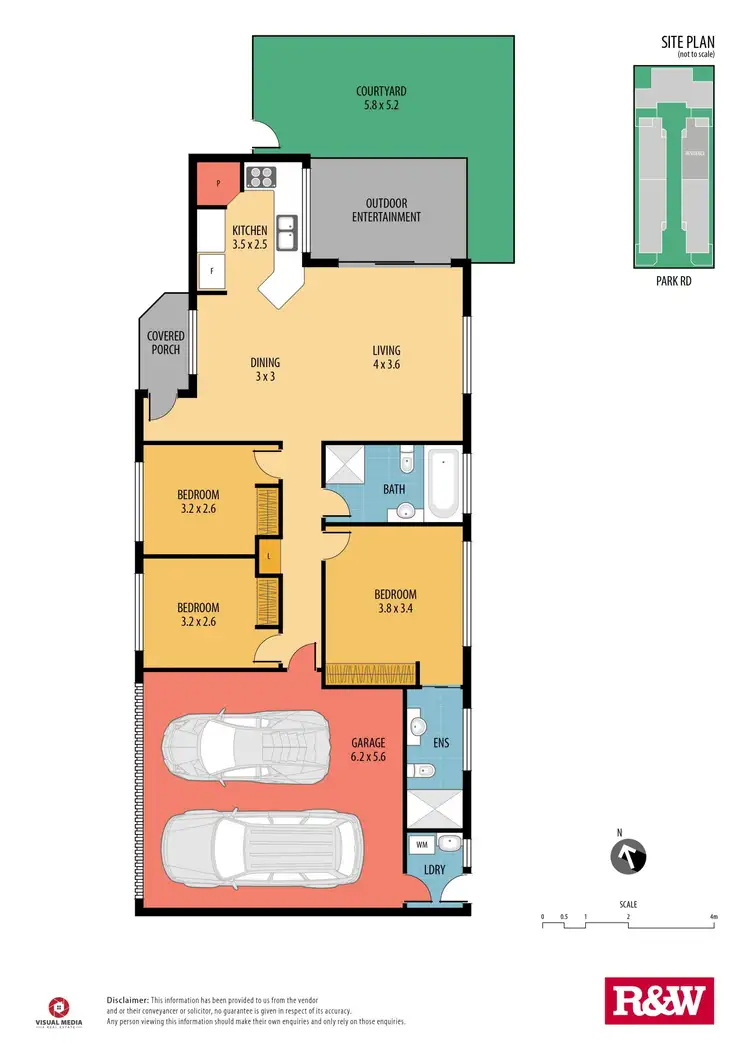 Floorplan of Homely villa listing, 2/9-11 Park Road, Woy Woy NSW 2256