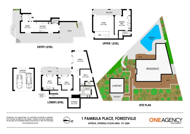 Floorplan of Homely house listing, 1 Pambula Place, Forestville NSW 2087