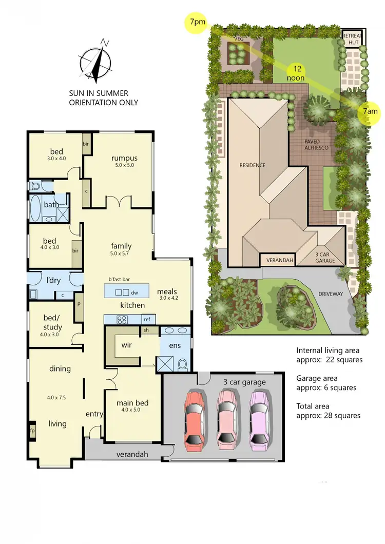Floorplan of Homely house listing, 9 Snowbush Link, Langwarrin VIC 3910