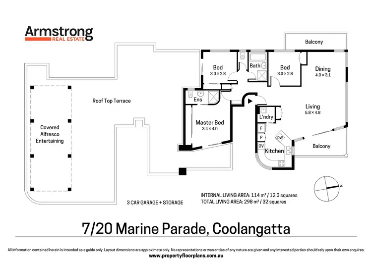 Floorplan of Homely apartment listing, 7/20 Marine Parade, Coolangatta QLD 4225