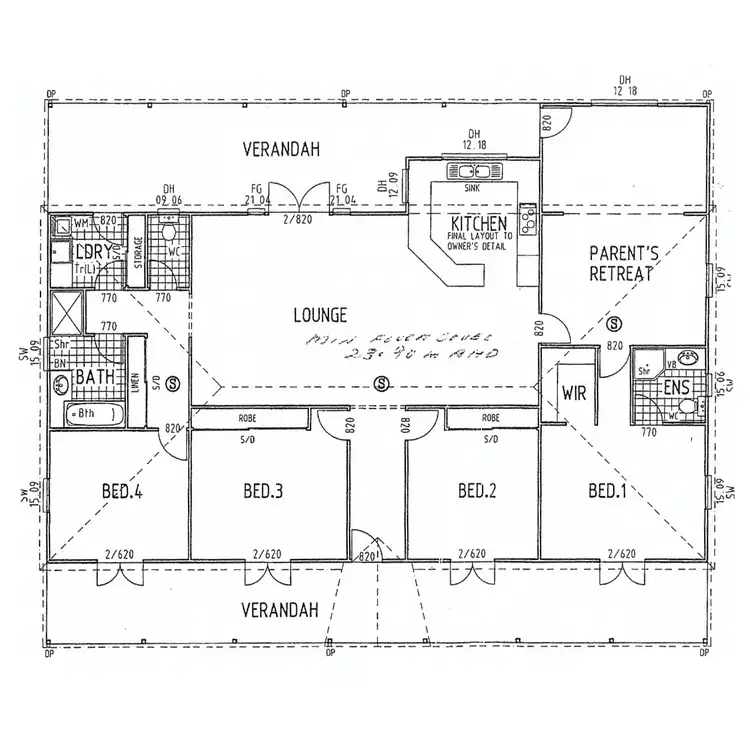 Floorplan of Homely house listing, 26 Old Bowling Green Road, Palmwoods QLD 4555