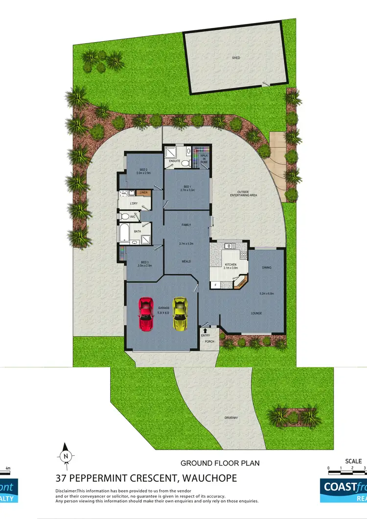 Floorplan of Homely house listing, 37 Peppermint Crescent, Wauchope NSW 2446