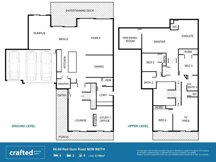 Floorplan of Homely house listing, 66-68 Red Gum Road, New Beith QLD 4124