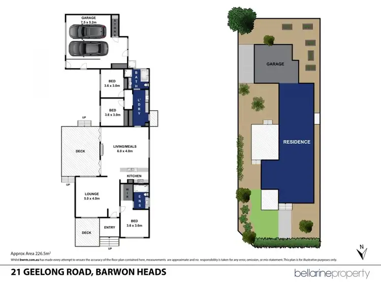 Floorplan of Homely house listing, 21 Geelong Road, Barwon Heads VIC 3227
