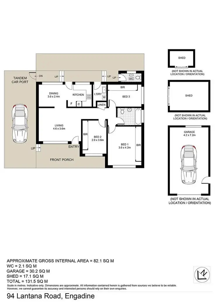 Floorplan of Homely house listing, 94 Lantana Road, Engadine NSW 2233