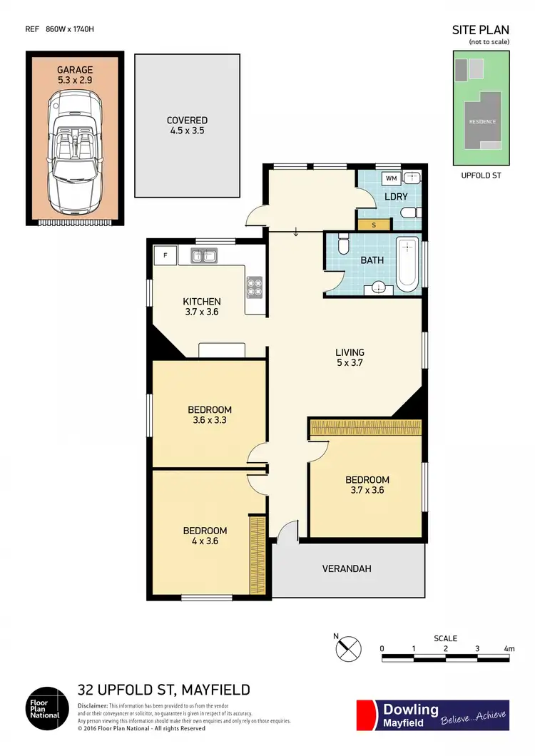 Floorplan of Homely house listing, 32 Upfold Street, Mayfield NSW 2304