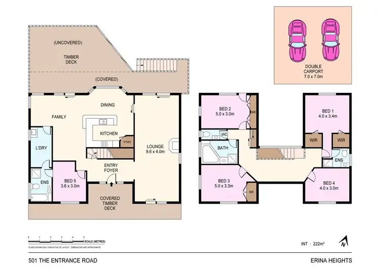 Floorplan of Homely rural property listing, 501 The Entrance Road, Erina Heights NSW 2260