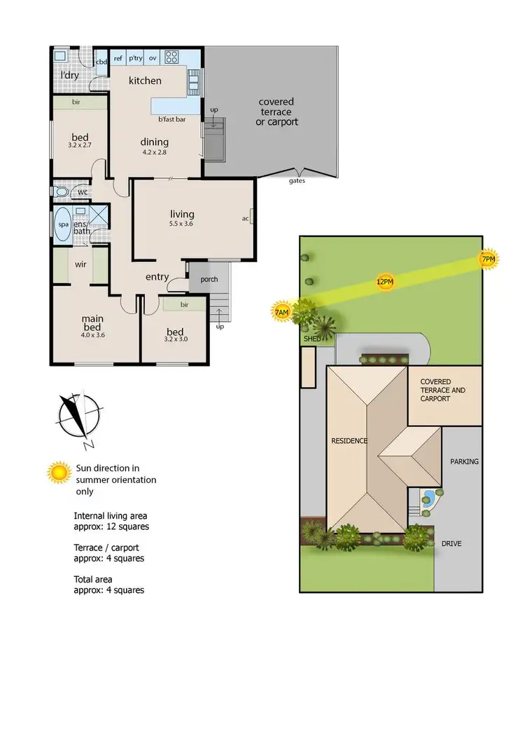 Floorplan of Homely house listing, 6 Monique Drive, Langwarrin VIC 3910