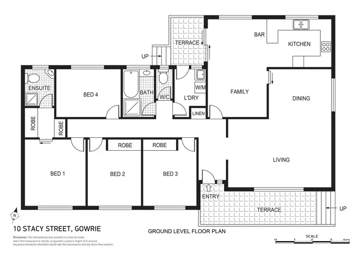 Floorplan of Homely house listing, 10 Stacy Street, Gowrie ACT 2904