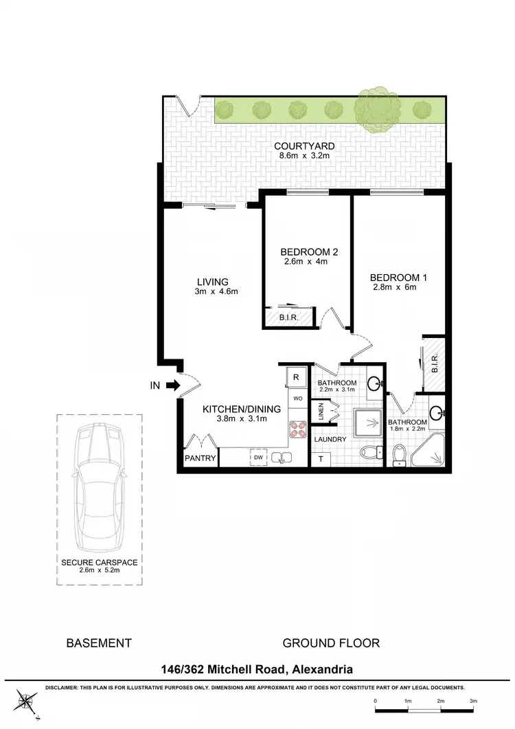 Floorplan of Homely apartment listing, 146/362 Mitchell Road, Alexandria NSW 2015