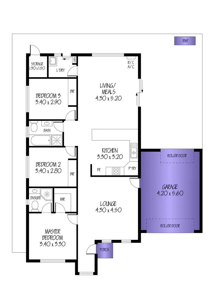 Floorplan of Homely house listing, 20 Westminster Drive, Elizabeth Park SA 5113