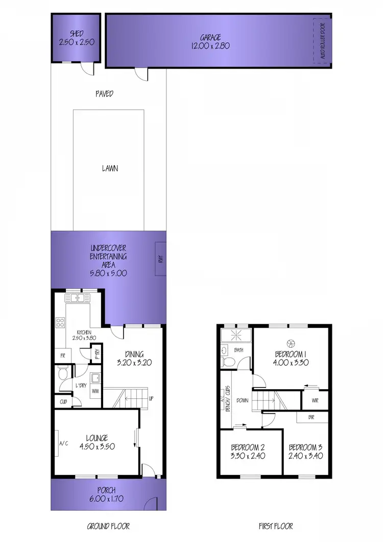 Floorplan of Homely townhouse listing, 29 Dale Street, Port Adelaide SA 5015