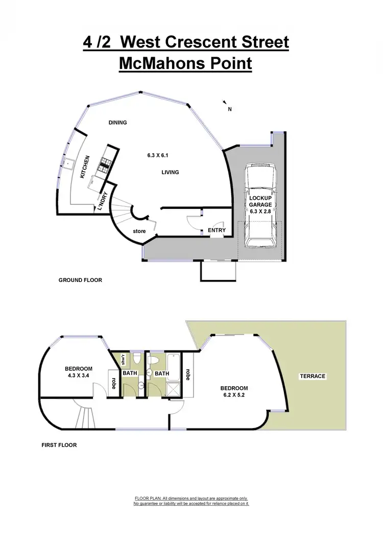 Floorplan of Homely apartment listing, 4/2 West Crescent Street, Mcmahons Point NSW 2060