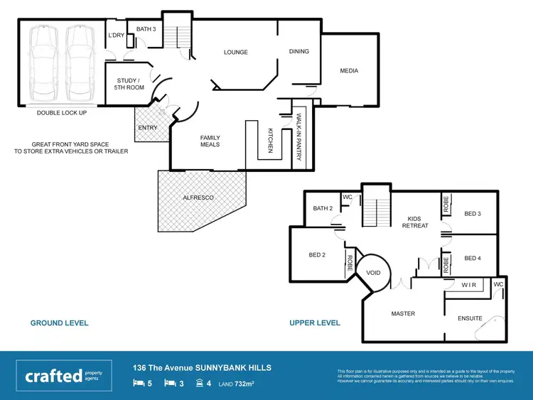 Floorplan of Homely house listing, 136 The Avenue, Sunnybank Hills QLD 4109