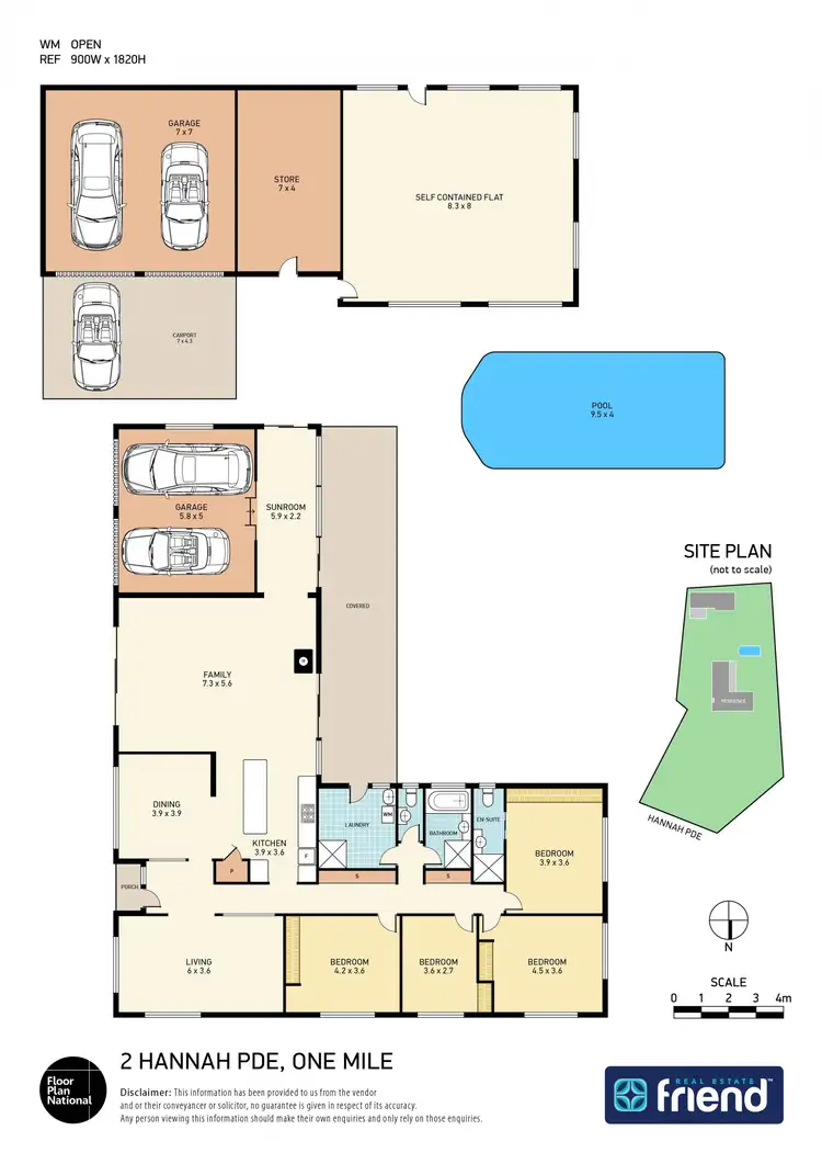 Floorplan of Homely house listing, 2 Hannah Parade, One Mile NSW 2316