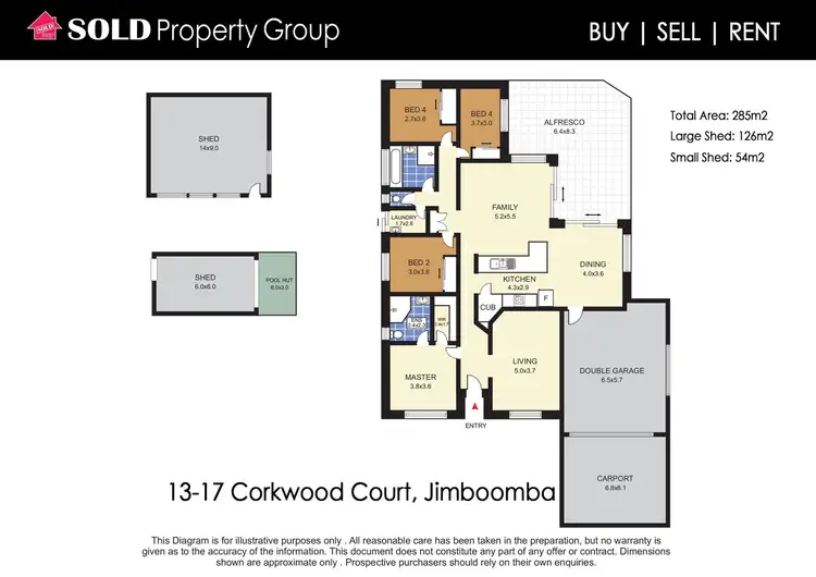 Floorplan of Homely rural property listing, 13-17 Corkwood Court, Jimboomba QLD 4280