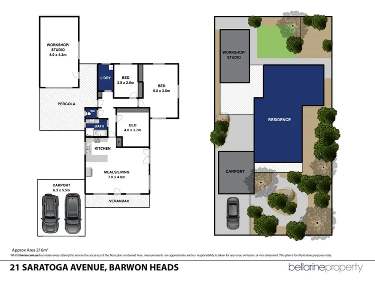 Floorplan of Homely house listing, 21 Saratoga Avenue, Barwon Heads VIC 3227