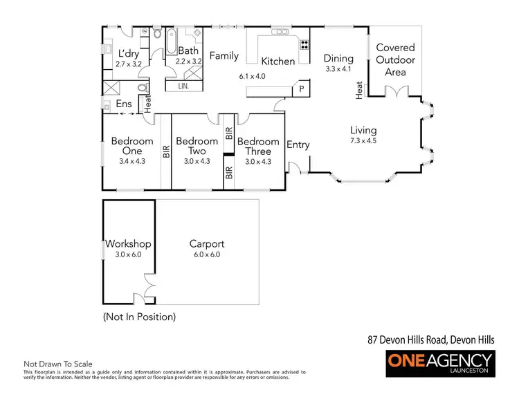 Floorplan of Homely house listing, 87 Devon Hills Road, Devon Hills TAS 7300