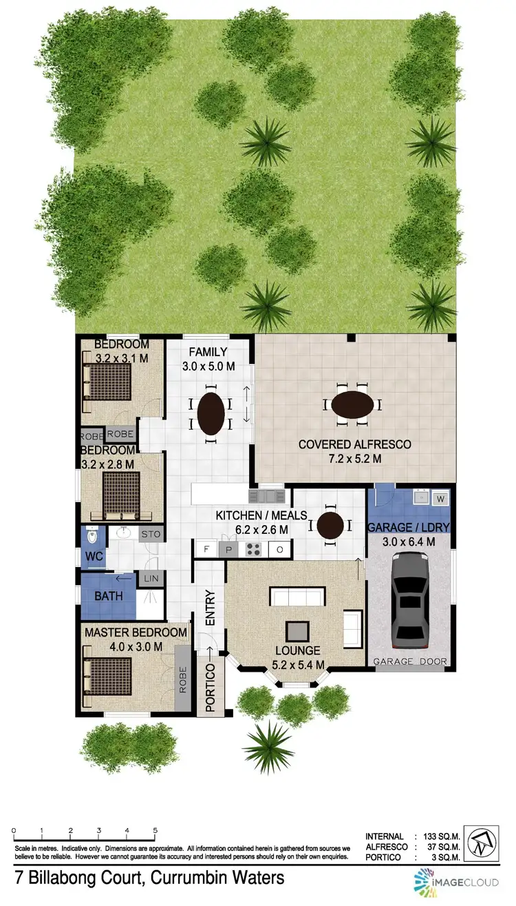 Floorplan of Homely house listing, 7 Billabong Court, Currumbin Waters QLD 4223