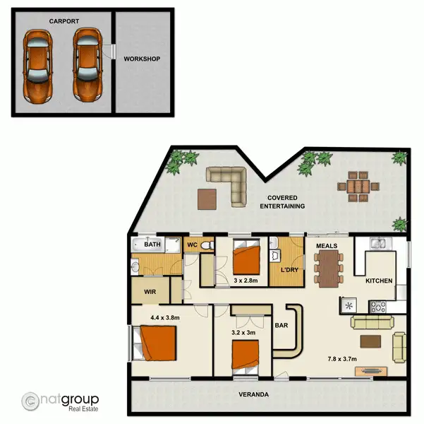 Floorplan of Homely house listing, 3 Volant Street, Regents Park QLD 4118