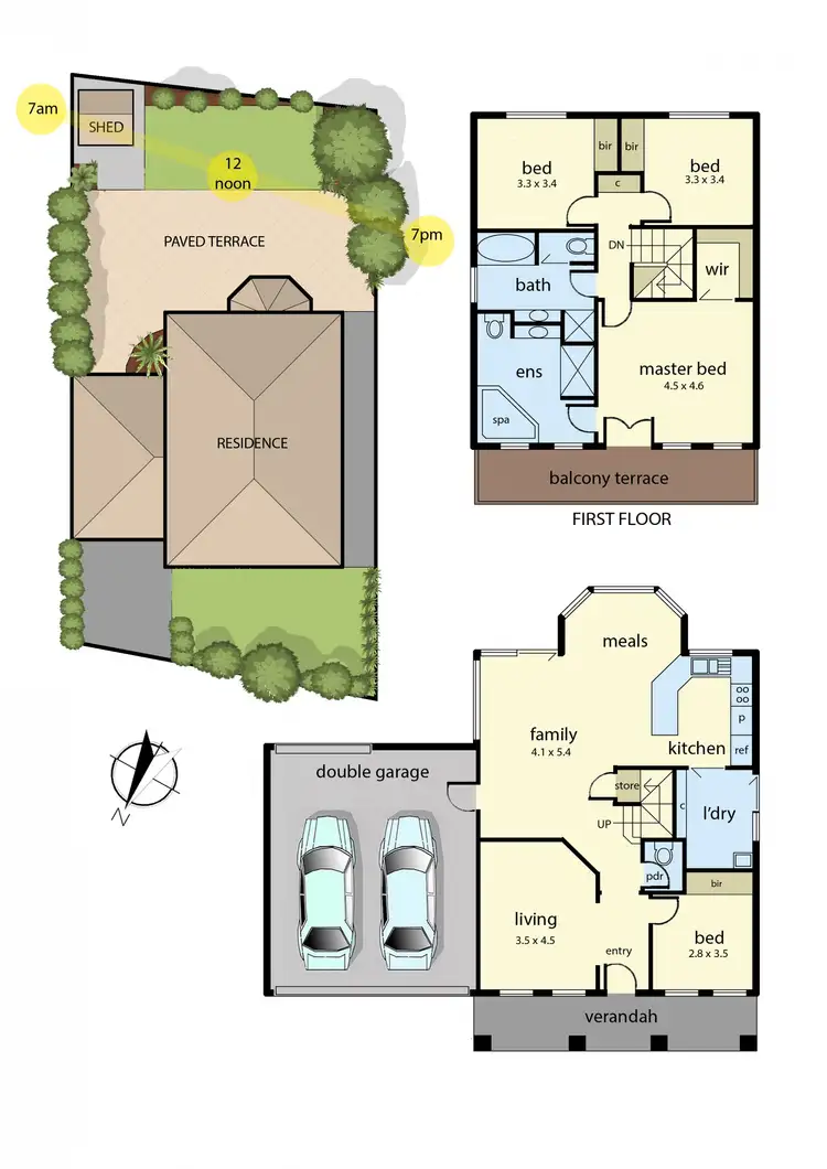 Floorplan of Homely house listing, 4 Mathew Court, Langwarrin VIC 3910
