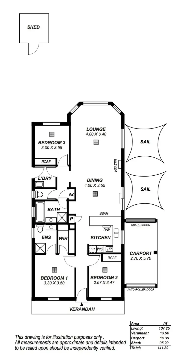 Floorplan of Homely house listing, 19 Benthall Avenue, Oakden SA 5086