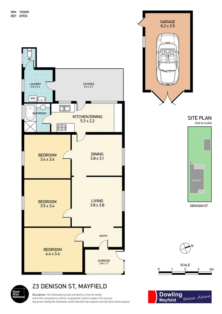 Floorplan of Homely house listing, 23 Denison street, Mayfield NSW 2304