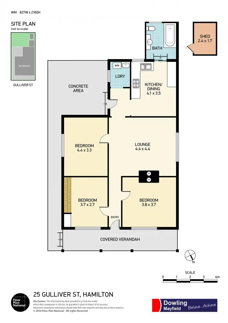 Floorplan of Homely house listing, 25 Gulliver Street, Hamilton NSW 2303