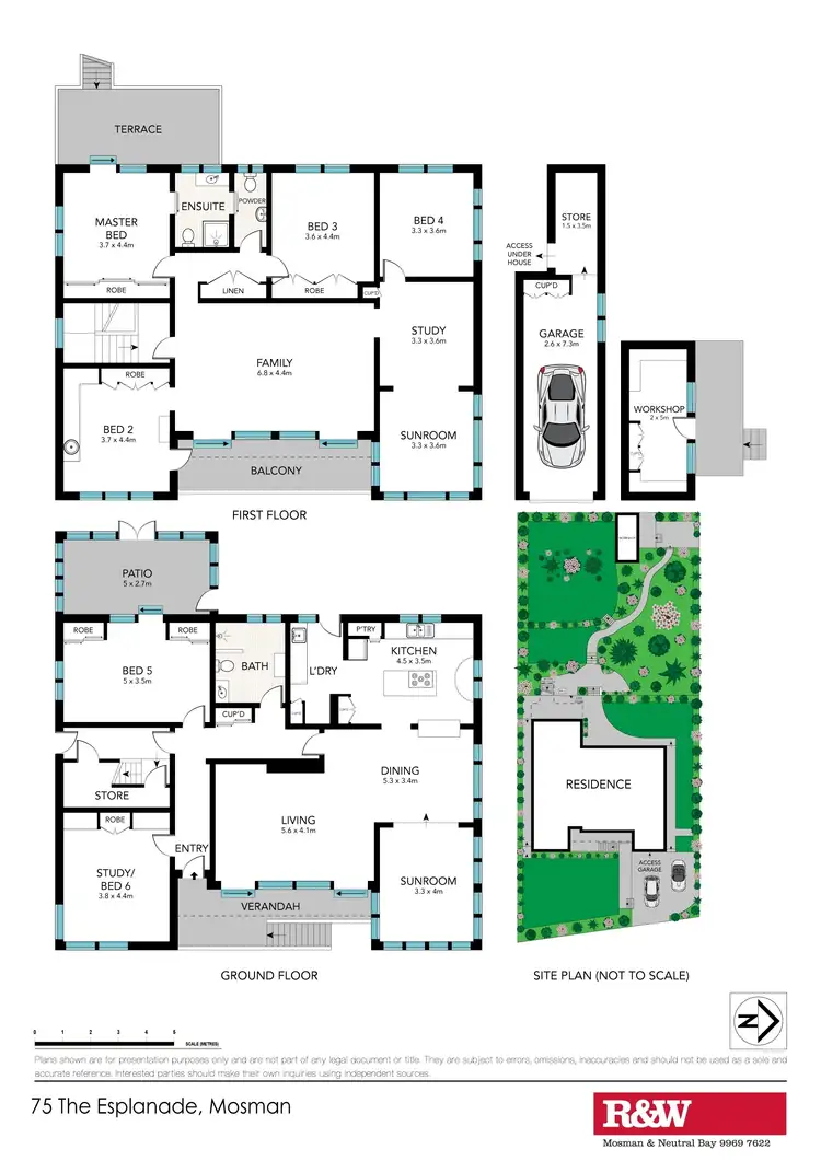 Floorplan of Homely house listing, 75 The Esplanade, Mosman NSW 2088