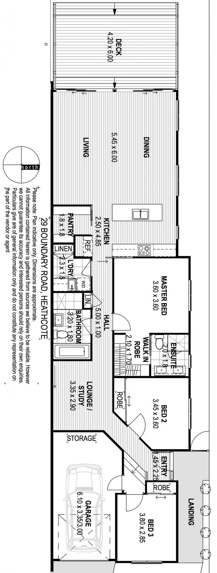 Floorplan of Homely semi-detached listing, 29A Boundary Road, Heathcote NSW 2233