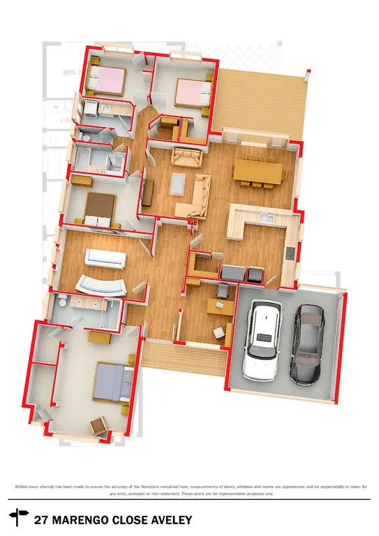 Floorplan of Homely house listing, 27 Marengo Close, Aveley WA 6069